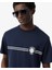 Erkek Slim Fit Baskılı Lacivert T-Shirt 3
