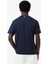 Erkek Slim Fit Baskılı Lacivert T-Shirt 4