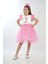 Elsa Karlar Kraliçesi Kız Çocuk Parti Elbisesi - Çocuksan Baby&Kids Wear - Abiye - Pembe - 8 Yaş - CS2023000044-PEMBE-8 Yaş 1