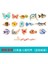 Montessori Ahşap Balıkçılık Oyuncakları Çocuklar Için Karikatür Marine Yaşam Biliş Balık Oyunları Ebeveyn-Çocuk Etkileşimli Eğitim Toyor: 15 Pcs (Kutu Yok) (Yurt Dışından) 1
