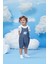Fil Nakış Detaylı Erkek Bebek Salopet Set 1
