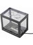 Dekoratif Mini Akvaryum USB LED Işık Lamba Balık Tankı Kutusu Ofis Çay Masası Dekor (Siyah) (Yurt Dışından) 3