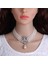 Moda ve Simüle Inci Çok Katmanlı 4 Katmanlı Choker Şık Bib Kolye Takı (Yurt Dışından) 2