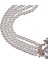 Moda ve Simüle Inci Çok Katmanlı 4 Katmanlı Choker Şık Bib Kolye Takı (Yurt Dışından) 4