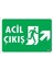 Acil Çıkış Uyarı Levhası 17,5X25 Kod: 946 1
