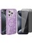 iPhone 15 Pro Max Kılıf M-Safe Şarj Özellikli Parlayan Simli Zore Okso Kapak + Hayalet Temperli Ekran Koruyucu 1