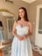 Organze Saten Midi Boy Askılı Elbise 3