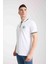 Fermuar Yaka Beyaz Regular Fit 3
