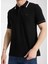 Polo Siyah Grafik Regular Fit 4