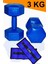 3 kg Dambıl ve 1 kg Bilek Agırlık Seti, 2X3KG Dambıl Dumbell Set 1KGX2ADET El Ayak Ağırlığı Spor Se 1