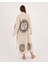 Müslin Kimono %100 Pamuklu Güneş Baskılı Desenli Bornoz Kaftan Sabahlık 2