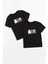 Çocuk Unisex Baskılı T-Shirt - Siyah 2