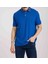 Polo Mono Yaka Saks Mavi Regular Fit 1