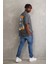 Unisex Baskılı Oversize T-Shirt - Füme 4