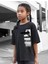 Çocuk Unisex Baskılı T-Shirt - Siyah 1