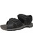 Siyah Cırtlı Erkek Sandalet 3