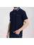 Polo Lacivert Mono Yaka Regular Fit 3