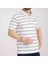 Polo Çizgili Beyaz Regular Fit 1