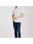 Polo Çizgili Beyaz Regular Fit 2