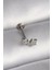 316L Çelik Gümüş Renk Zirkon Taşlı Yıldız Model Tragus Piercing - Lisinya 1