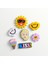 Jibbitz Terlik Süsü 7 Li Set-Elsa,güneş,bulut,çiçek,dondurma,kiss 1