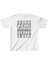 Unisex Çocuk Baskılı T-Shirt - Beyaz 1