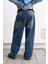 Baggy Fıt Mavi Jean 3