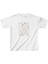 Unisex Çocuk Baskılı T-Shirt - Beyaz 1