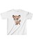 Unisex Çocuk Baskılı T-Shirt - Beyaz 1