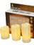 Alevli LED Mum Hareketli Alev Görünümlü Dekoratif Mum - 3lü Set (Orta Boy) 1