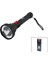 USB ŞARJLI=5V 1W LED El Feneri 3-Kademe Işık - Flaşör Şarj Gösterge 70LÜMEN 25.7cm (2818) 1