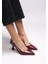 Elyerue Kadın Arkası Açık Sivri Burun Stiletto 0012725 1