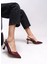 Elyerue Kadın Arkası Açık Sivri Burun Stiletto 0012725 4