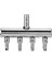 Paslanmaz Çelik Akvaryum Balık Tankı Hava Akışı 8mm Dönüş 4mm Splitter Kontrol Vanası (4 Yollu) (Yurt Dışından) 1