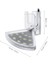 Akvaryum LED Fan Şeklinde Kelepçe Lamba ile 8 Adet Yüksek Işık SMD5730 Leds Balık Tankı Beyaz Işık (Yurt Dışından) 1