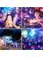 Renkli Dönen Top Işık Dj Kristal Rgb Parti Işığı Disko Topu LED Rgb Strobe Parti Lambası Ampul Soketli Dönen Top Işık Ampulü (Yurt Dışından) 2