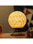 LED Başucu Lambası 3W Dekoratif Içi Boş Rattan Top USB Gece Lambası Metal Tabanlı Yatak Odası Oturma Odası Için Kademesiz Kısılabilir (Yurt Dışından) 4