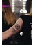 1 Ay Kalıcı Ra'nın Gözü ve Güneş Geçici Dövme Tattoo 1