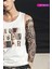 1 Ay Kalıcı Tribal Kol Dövmesi Kol Kaplama Tattoo 2
