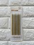 - 6 Adet Simli Pasta Mumu Gold-Gümüş 17 cm Yktsn 1
