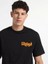 Erkek Baskılı Oversize T-Shirt - Siyah 3