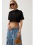 Baskılı Crop T-Shirt 3