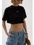 Baskılı Crop T-Shirt 4