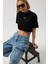 Baskılı Crop T-Shirt 5