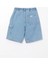 Lcw Kids Indigo Beli Lastikli %100 Pamuk Erkek Çocuk Kargo Jean Şort 3