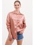 3985 Oversize Saten Gömlek - Camel 5