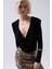 Vatkalı Degaje Yaka Bodysuit 4