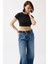 Likralı Basic Crop T-Shirt 3