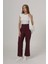 Duble Paça Pantolon - Bordo 1