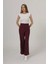 Duble Paça Pantolon - Bordo 2